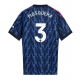 Arsenal Cristhian Mosquera #3 Replike Gostujuci Dres 2025-26 Kratak Rukav